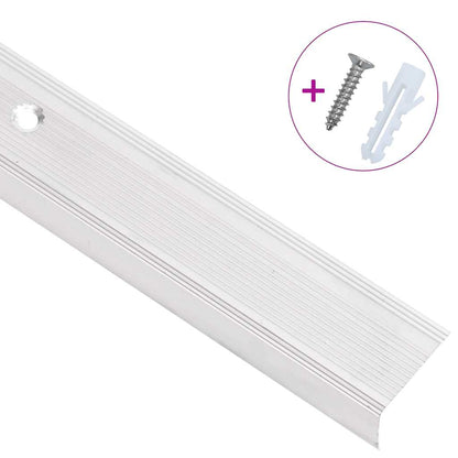 Trapneuzen L-Vormig 5 St 100 Cm Aluminium Zilverkleurig