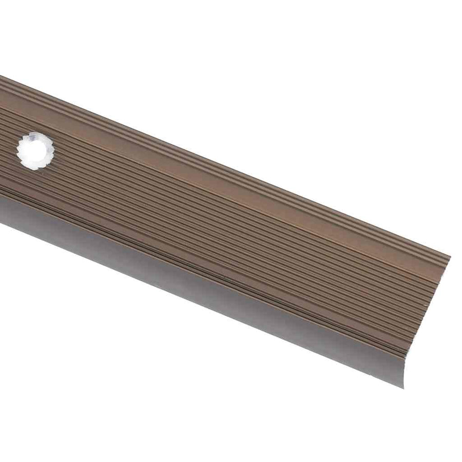 Trapneuzen L-Vormig 15 St 100 Cm Aluminium Bruin