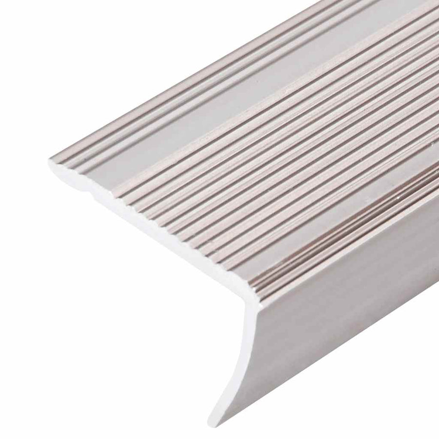 Trapneuzen L-vormig 15 st 100 cm aluminium champagnekleurig