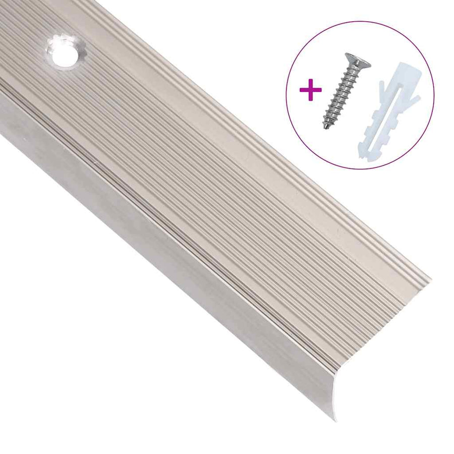 Trapneuzen L-Vormig 5 St 100 Cm Aluminium Champagnekleurig