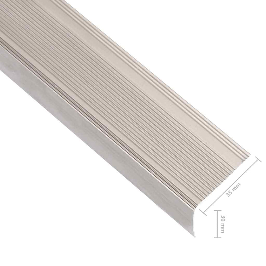 Trapneuzen L-Vormig 5 St 100 Cm Aluminium Champagnekleurig