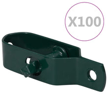 Draadspanners 100 St 100 Mm Staal Groen