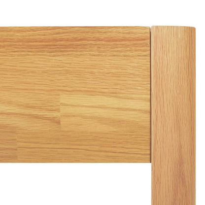 Bedframe massief eikenhout 90x200 cm