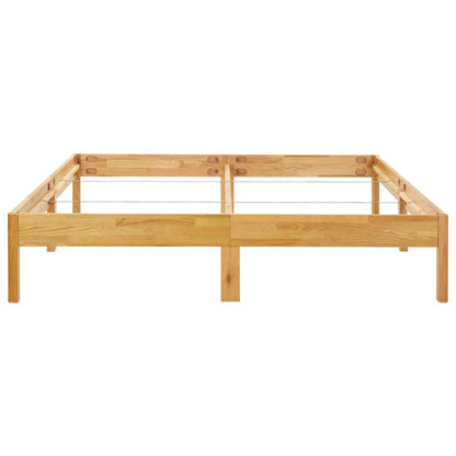 Bedframe Massief Eikenhout 180X200 Cm 180 x 200 cm