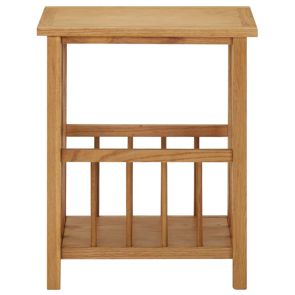 Bijzettafel 45X35X55 Cm Massief Eikenhout