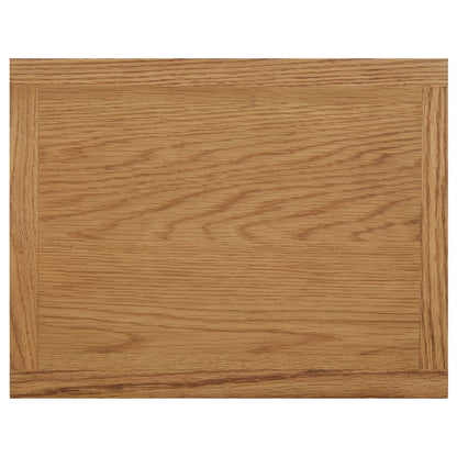 Bijzettafel 45X35X55 Cm Massief Eikenhout