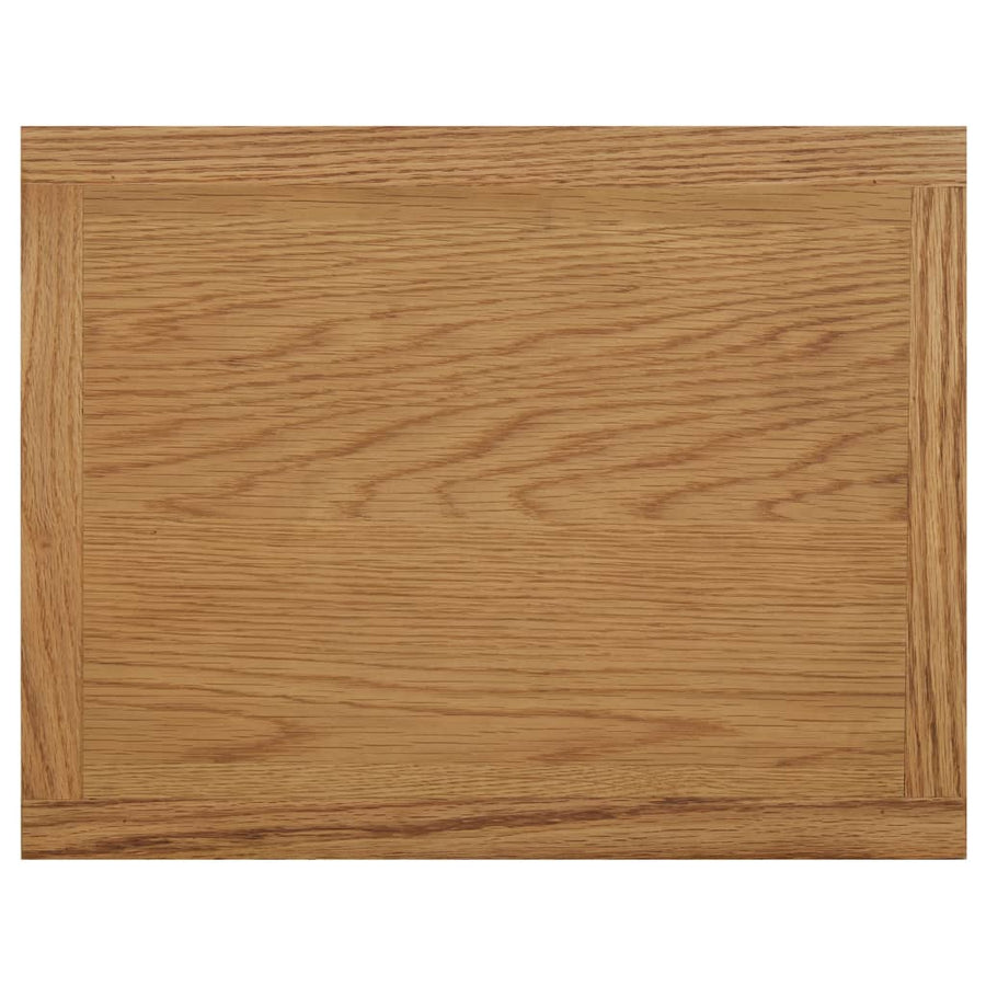 Bijzettafel 45X35X55 Cm Massief Eikenhout