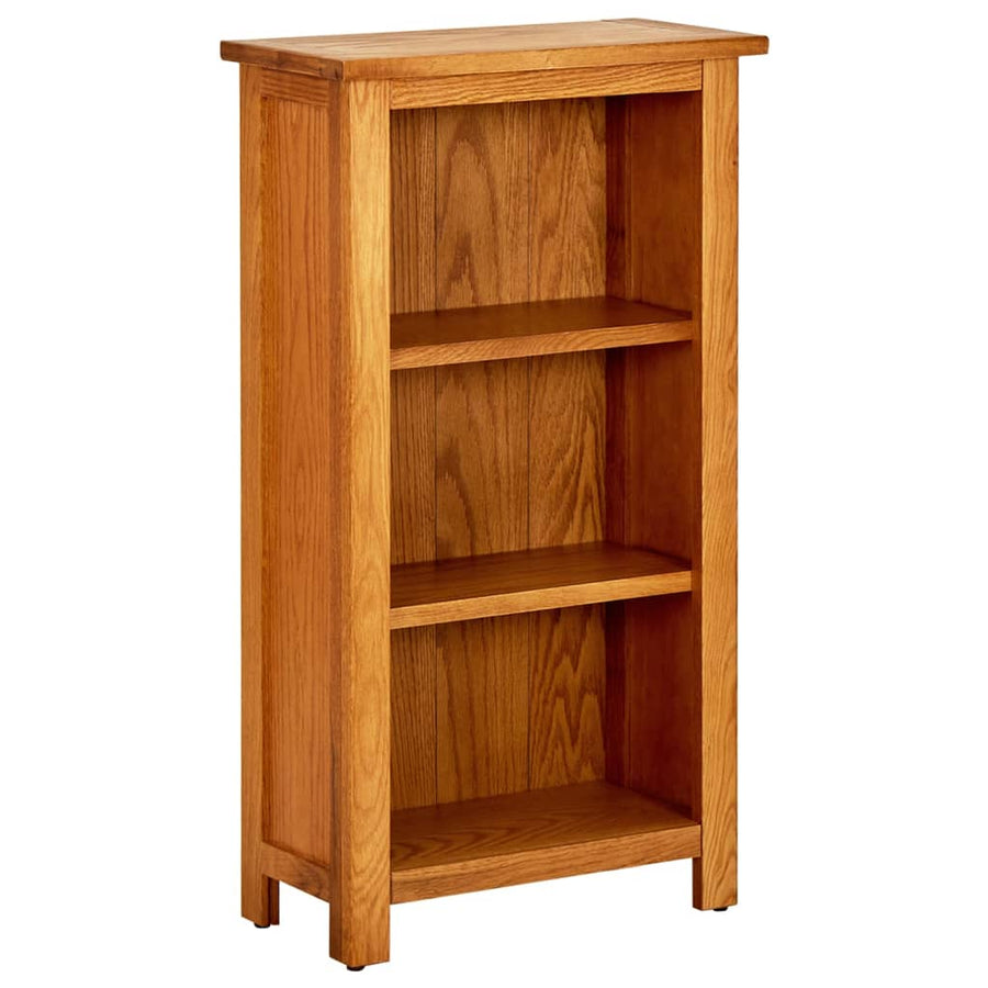 Boekenkast 45X22,5X82 Cm Massief Eikenhout 45 x 22.5 x 82 cm