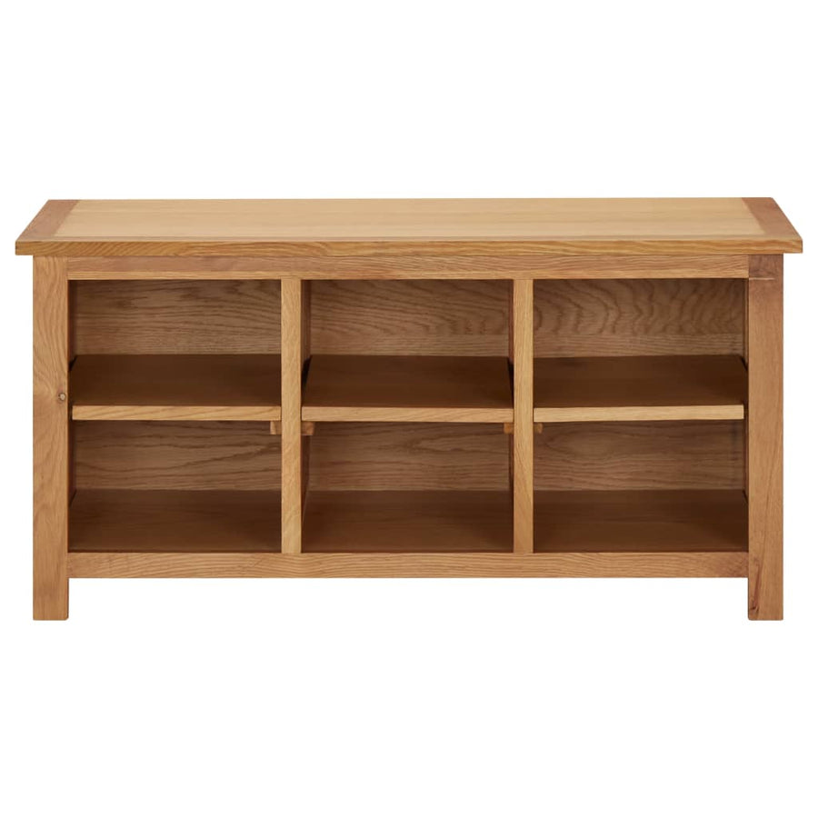 Schoenenrek 90X37X45 Cm Massief Eikenhout