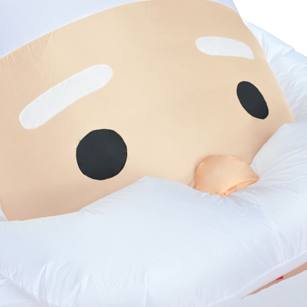 Kerstman opblaasbaar met LED's IP44 4,5 m 450 cm