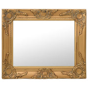 Wandspiegel 50x40 cm goud barok