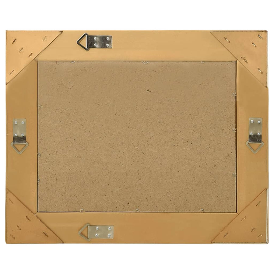 Wandspiegel Barok Stijl Kleurig 50 x 40 cm Goud