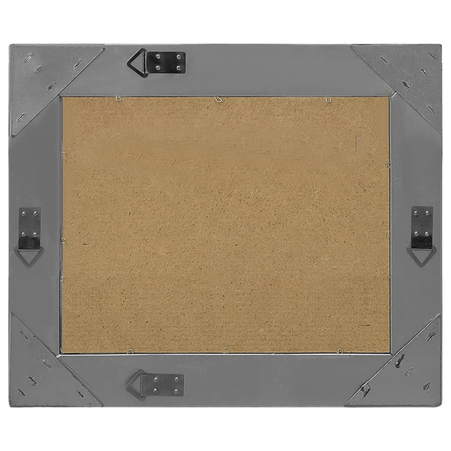 Wandspiegel Barok Stijl 50 x 40 cm Zwart