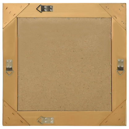 Wandspiegel Barok Stijl Kleurig 50 x 50 cm Goud