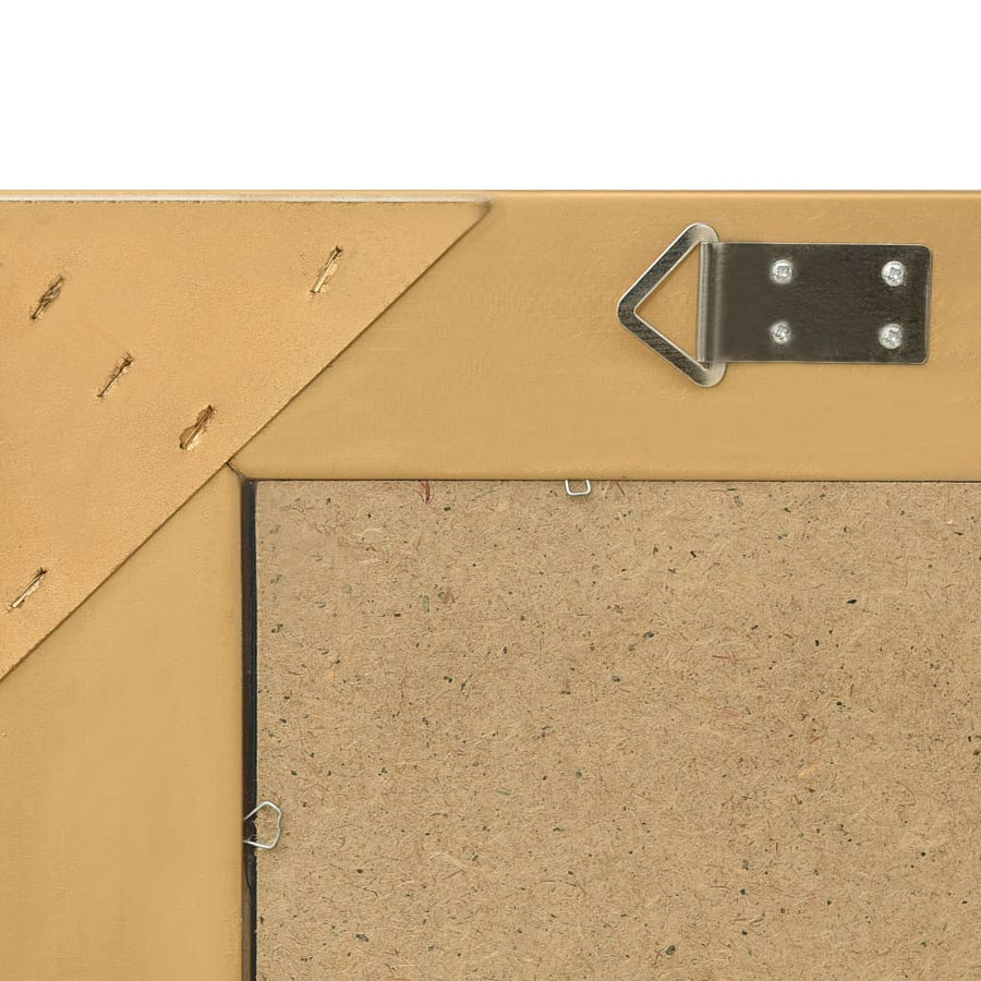 Wandspiegel Barok Stijl Kleurig 50 x 50 cm Goud