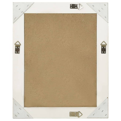 Wandspiegel Barok Stijl 50 x 60 cm Wit