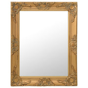 Wandspiegel 50x60 cm goud barok