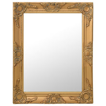 Wandspiegel Barok Stijl Kleurig 50 x 60 cm Goud