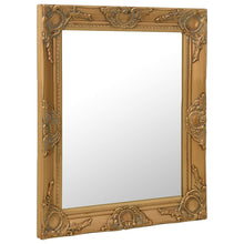 Wandspiegel Barok Stijl Kleurig 50 x 60 cm Goud