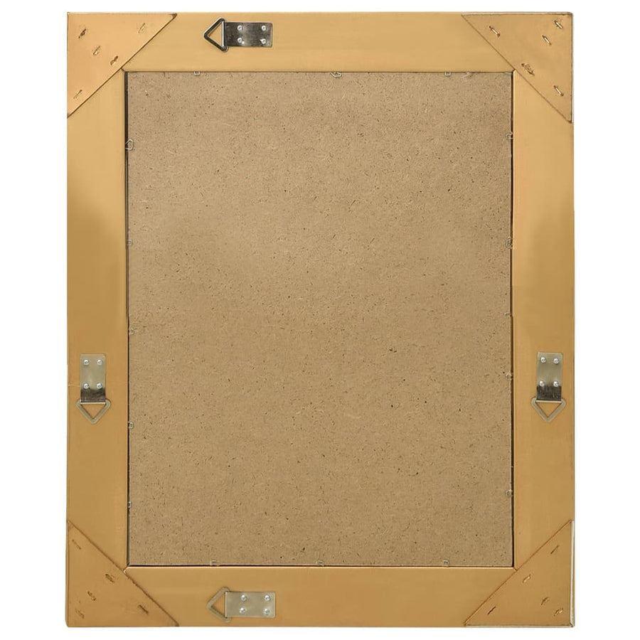 Wandspiegel Barok Stijl Kleurig 50 x 60 cm Goud