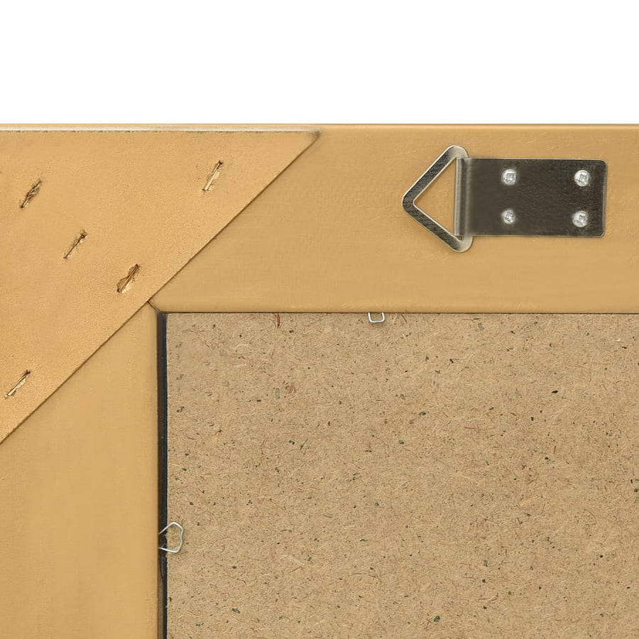 Wandspiegel Barok Stijl Kleurig 50 x 60 cm Goud