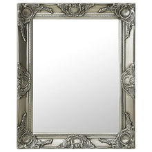 Wandspiegel Barok Stijl Kleurig 50 x 60 cm Zilver