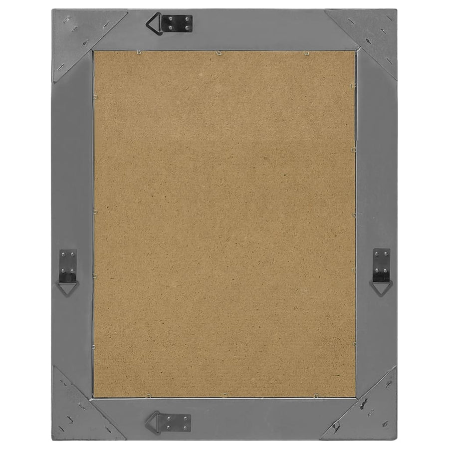 Wandspiegel Barok Stijl 50 x 60 cm Zwart