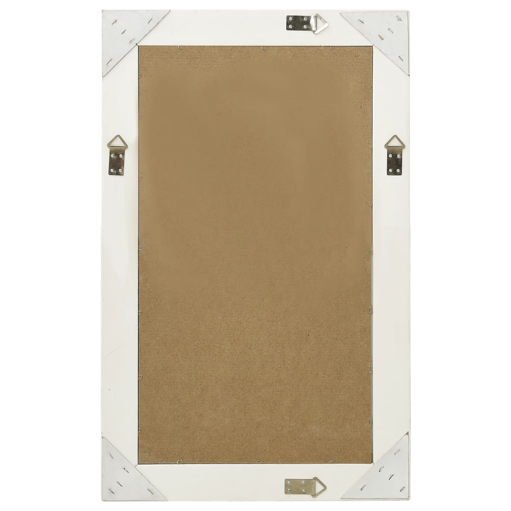 Wandspiegel Barok Stijl 50 x 80 cm Wit