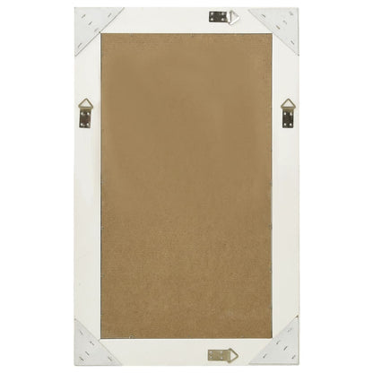 Wandspiegel Barok Stijl 50 x 80 cm Wit