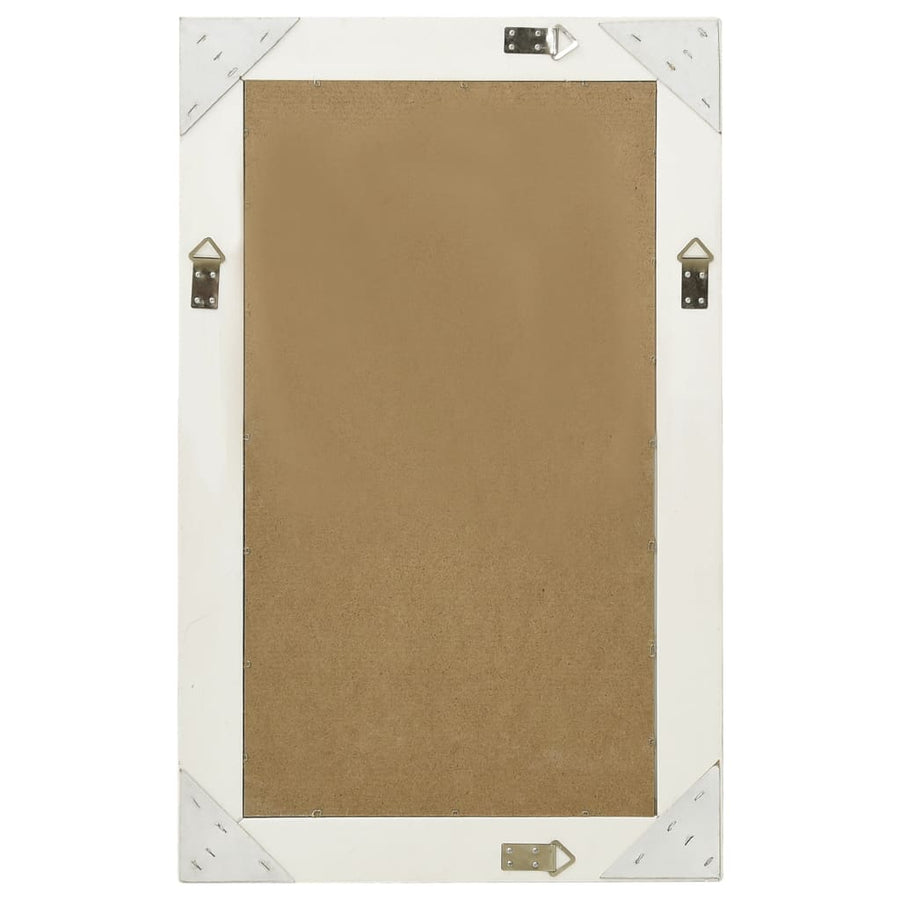 Wandspiegel Barok Stijl 50 x 80 cm Wit