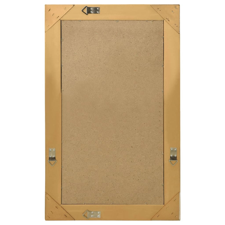 Wandspiegel Barok Stijl Kleurig 50 x 80 cm Goud