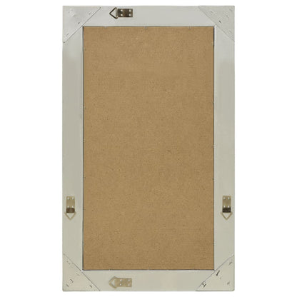 Wandspiegel Barok Stijl Kleurig 50 x 80 cm Zilver