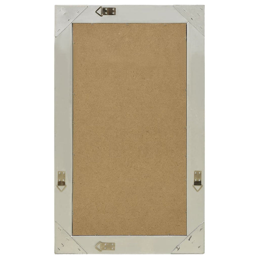Wandspiegel Barok Stijl Kleurig 50 x 80 cm Zilver