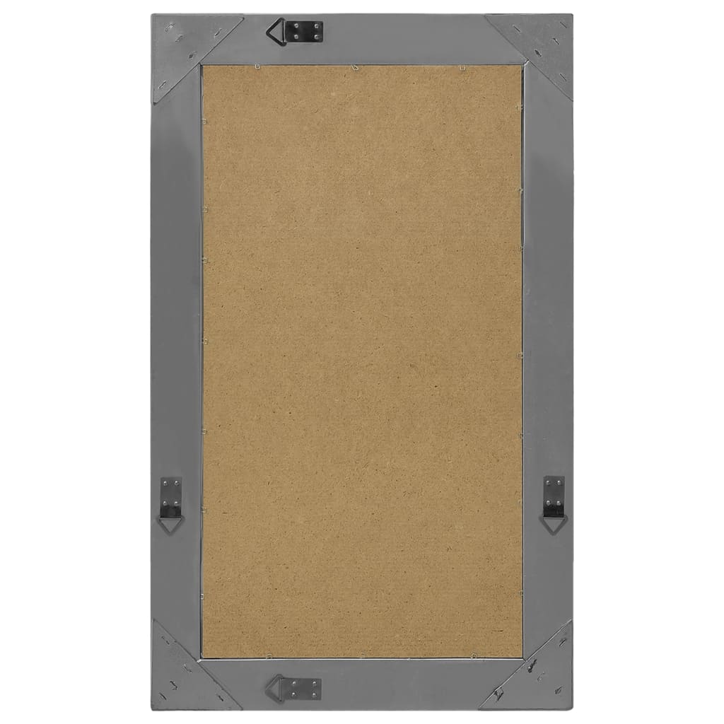 Wandspiegel Barok Stijl 50 x 80 cm Zwart