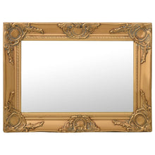 Wandspiegel Barok Stijl Kleurig 60 x 40 cm Goud