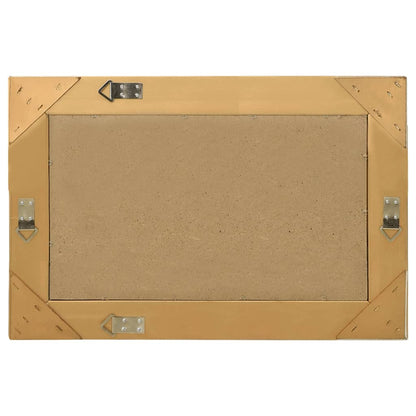 Wandspiegel Barok Stijl Kleurig 60 x 40 cm Goud