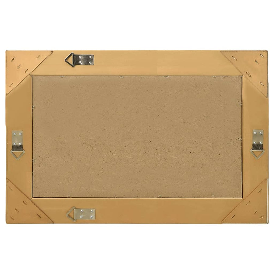 Wandspiegel Barok Stijl Kleurig 60 x 40 cm Goud