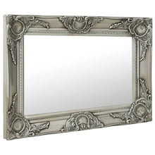 Wandspiegel Barok Stijl Kleurig 60 x 40 cm Zilver