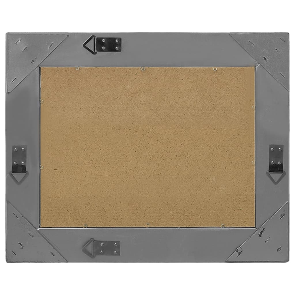 Wandspiegel Barok Stijl 60 x 40 cm Zwart