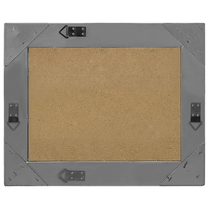 Wandspiegel Barok Stijl 60 x 40 cm Zwart