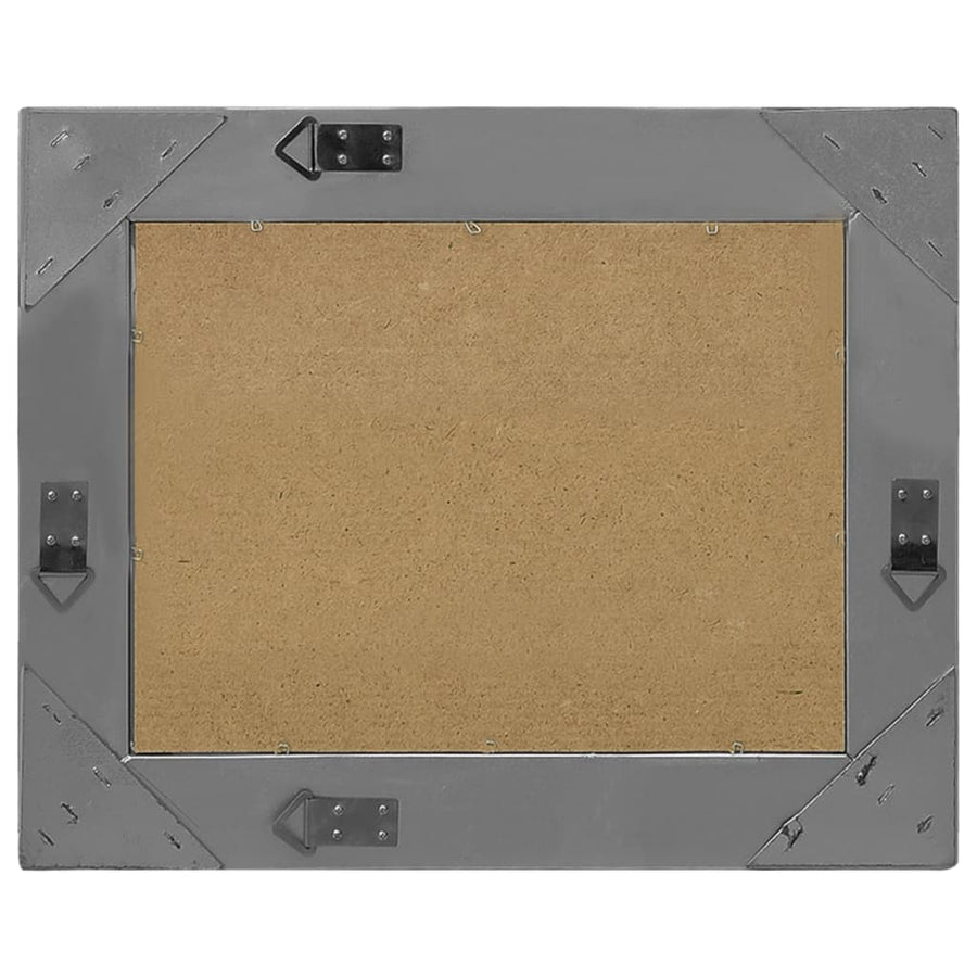 Wandspiegel Barok Stijl 60 x 40 cm Zwart