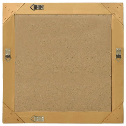 Wandspiegel Barok Stijl Kleurig 60 x 60 cm Goud