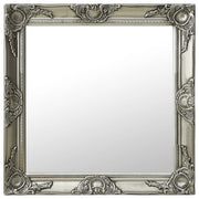 Wandspiegel 60x60 cm zilver