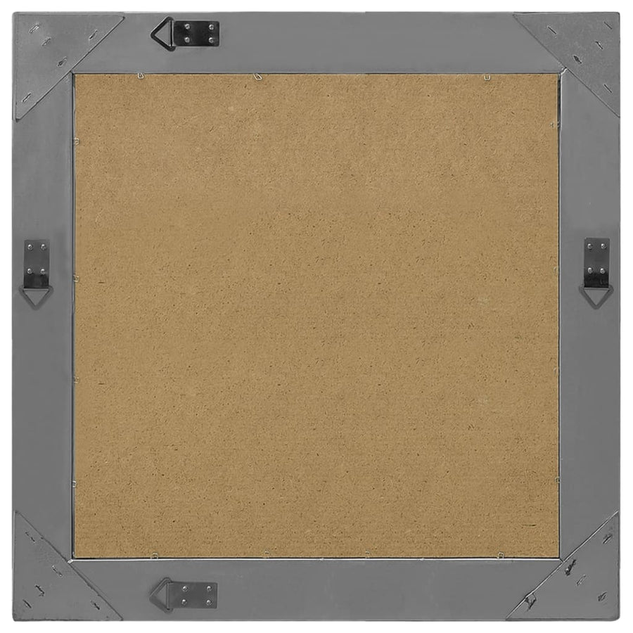 Wandspiegel Barokstijl 60 x 60 cm Zwart