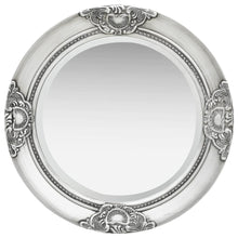 Wandspiegel Barok Stijl 50 Cm Kleurig Φ 50 cm Zilver