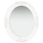 Wall mirror baroque style 50x60 cm white