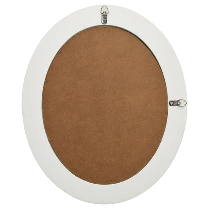 Wandspiegel Barok Stijl 50 x 60 cm Wit