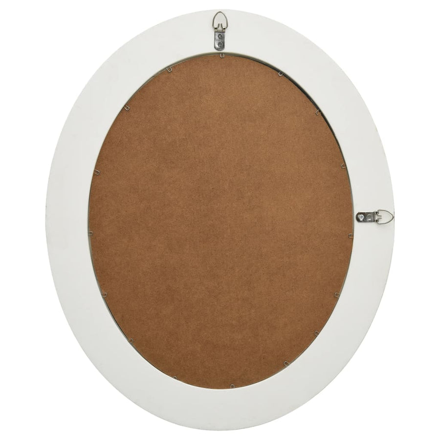 Wandspiegel Barok Stijl 50 x 60 cm Wit
