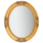 Wall mirror baroque style 50x60 cm gold colored