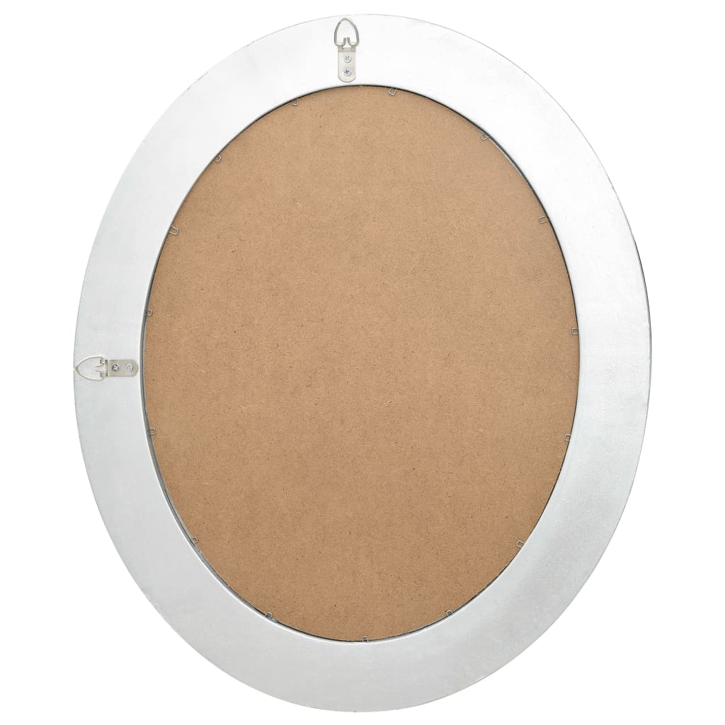 Wandspiegel Barok Stijl Kleurig 50 x 60 cm Zilver